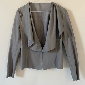 Leather Zara cardigan/ blazer